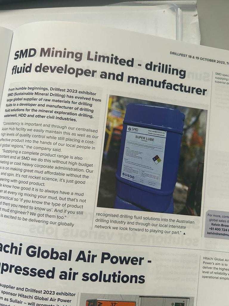 SMD Drilling fluids ADIA DRILLFEST