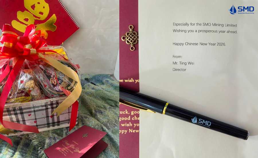 Warmly grateful for the thoughtful New Year gift from our valued client.