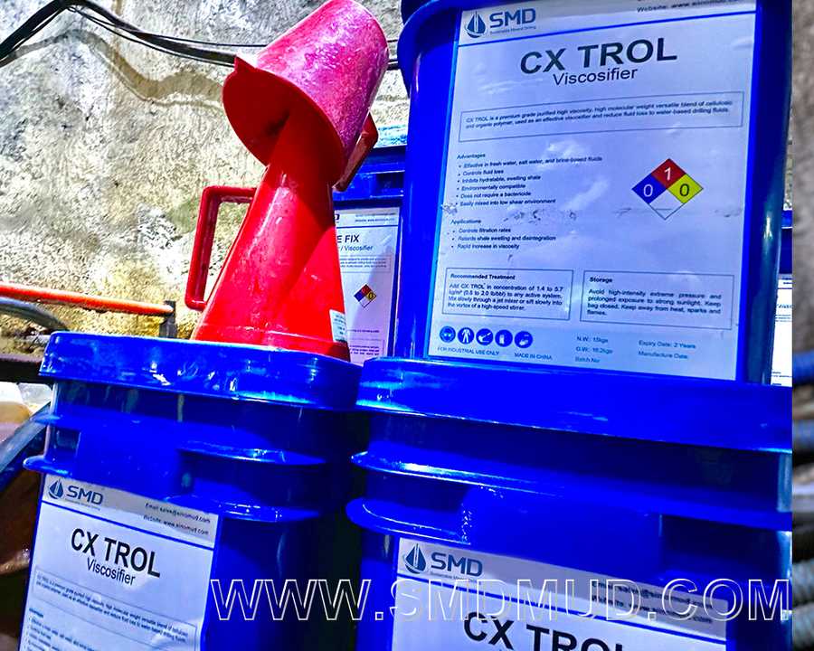 SMD's Drilling Lubricant SUPER LUBE and Drilling Viscosifier CX TROL were used successfully in Indonesia